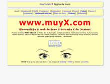 Tablet Screenshot of muyx.com